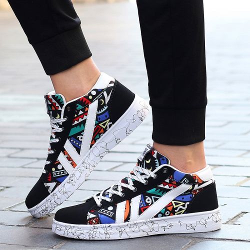 Chaussures de tennis homme jeunesse, 18-40 ans, pour hiver - tendance des jeunes semelle caoutchouc