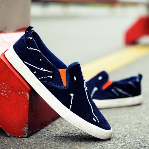 Chaussures de tennis homme jeunesse, 18-40 ans, pour printemps - loisir semelle caoutchouc Ref 958654
