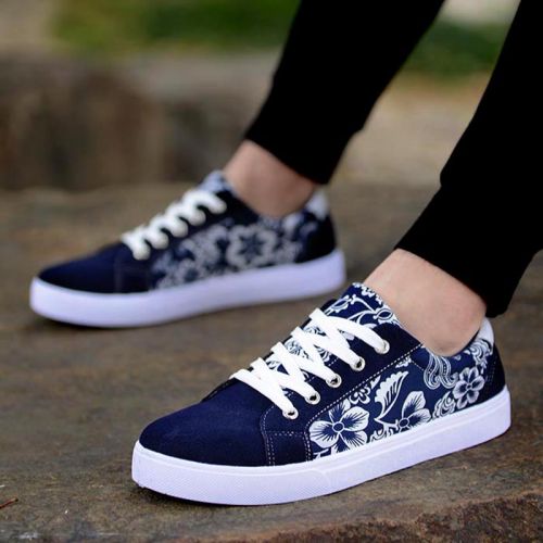 Chaussures de tennis homme jeunesse, 18-40 ans, pour printemps - tendance des jeunes semelle caoutcho