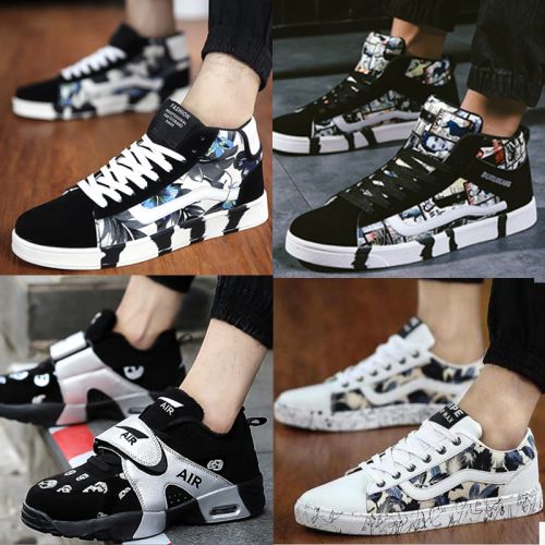 Chaussures de tennis homme jeunesse, 18-40 ans, pour printemps - tendance des jeunes semelle caoutchouc Ref 958759