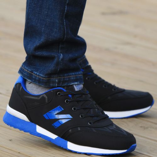 Chaussures de tennis homme jeunesse, 18-40 ans, pour printemps - tendance des jeunes semelle caoutcho