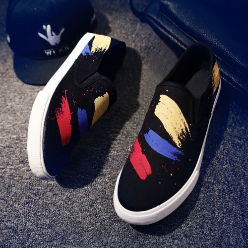 Chaussures de tennis homme pour printemps - simple semelle caoutchouc Ref 958828