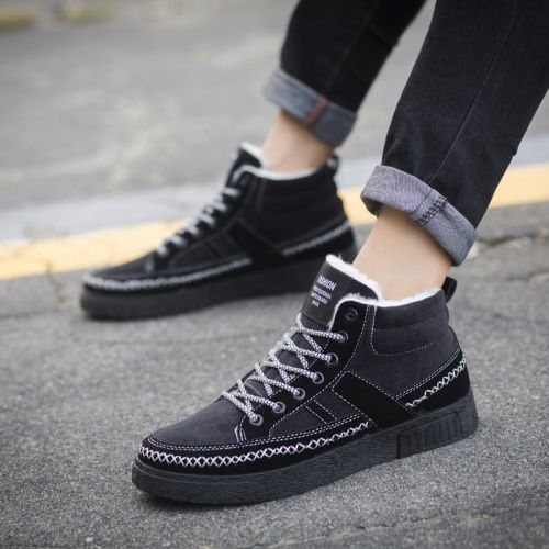 Chaussures de tennis homme jeunesse, 18-40 ans, pour hiver - semelle caoutchouc Ref 958839