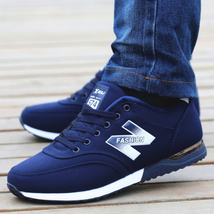 Chaussures de tennis homme jeunesse, 18-40 ans, pour printemps - loisir semelle caoutchouc Ref 958884