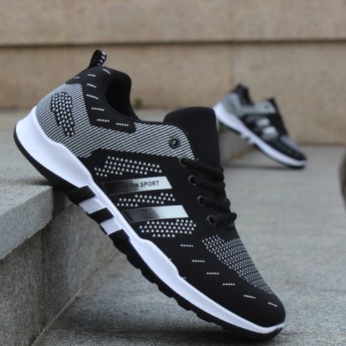 Chaussures de tennis homme pour printemps - tendance des jeunes semelle caoutchouc Ref 958934