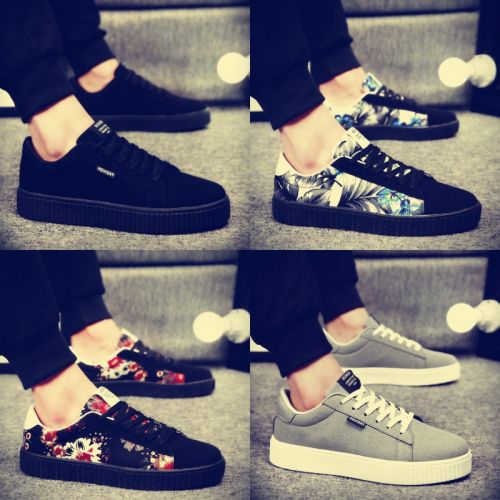 Chaussures de tennis homme jeunesse, 18-40 ans, pour hiver - tendance des jeunes semelle caoutchouc Ref 958951