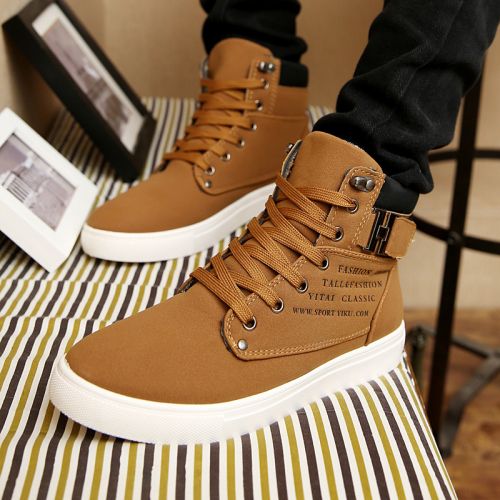 Chaussures de tennis homme jeunesse, 18-40 ans, pour hiver - tendance des jeunes semelle caoutchouc Ref 959231