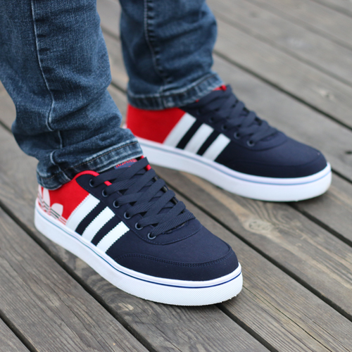 Chaussures de tennis homme jeunesse, 18-40 ans, pour printemps - tendance des jeunes semelle caoutchouc Ref 959343
