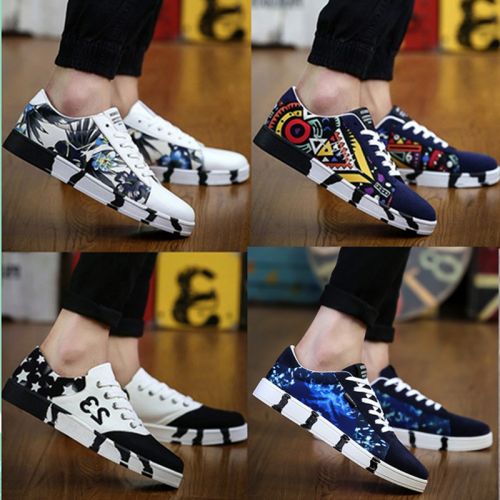 Chaussures de tennis homme jeunesse, 18-40 ans, pour hiver - tendance des jeunes semelle caoutchouc Ref 959467