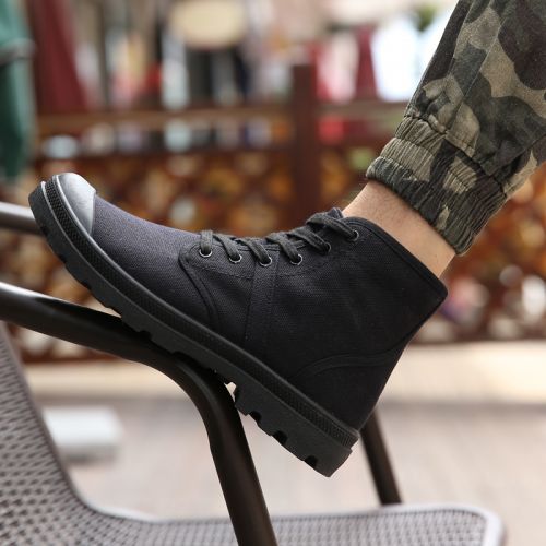 Chaussures de tennis homme pour printemps - tendance des jeunes semelle caoutchouc Ref 960152