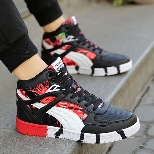 Chaussures de tennis homme jeunesse, 18-40 ans, pour printemps - semelle caoutchouc Ref 960939