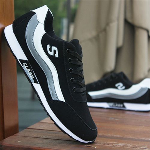 Chaussures de tennis homme jeunesse, 18-40 ans, pour printemps - tendance des jeunes semelle caoutchouc Ref 961256