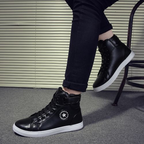 Chaussures de tennis homme jeunesse, 18-40 ans, pour hiver - tendance des jeunes semelle caoutchouc Ref 961479
