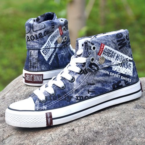 Chaussures de tennis homme jeunesse, 18-40 ans, GREAT HONOR pour printemps - loisir semelle caoutchou