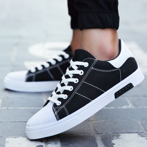 Chaussures de tennis homme jeunesse, 18-40 ans, pour printemps - tendance des jeunes semelle caoutchouc Ref 961976