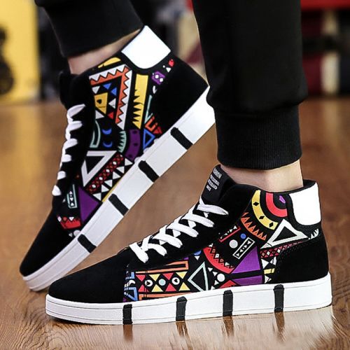 Chaussures de tennis homme jeunesse, 18-40 ans, GOLSSOU pour printemps - tendance des jeunes semelle caoutchouc Ref 9