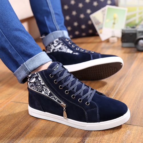 Chaussures de tennis homme jeunesse, 18-40 ans, pour hiver - tendance des jeunes semelle caoutchouc Ref 962093