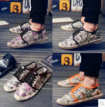 Chaussures de tennis homme jeunesse, 18-40 ans, pour printemps - tendance des jeunes semelle caoutchouc Ref 962400