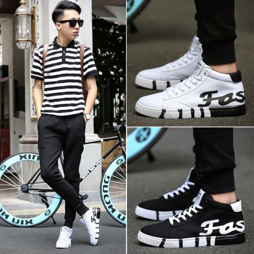 Chaussures de tennis homme jeunesse, 18-40 ans, pour printemps - tendance des jeunes semelle ca