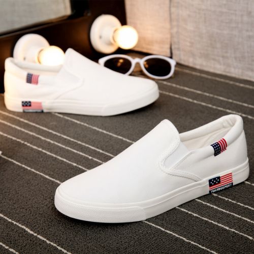 Chaussures de tennis homme jeunesse, 18-40 ans, pour printemps - simple semelle caoutchouc Re