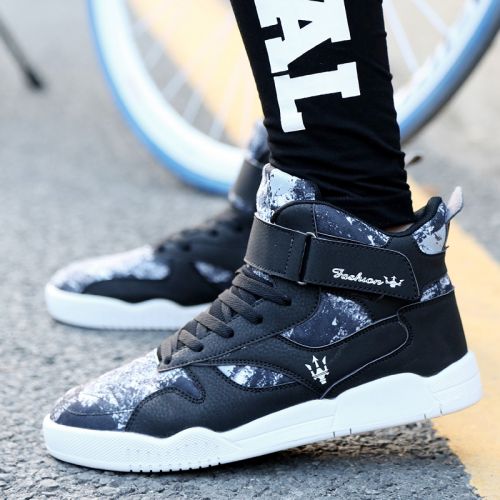 Chaussures de tennis homme pour printemps - tendance des jeunes semelle caoutchouc Ref 963445