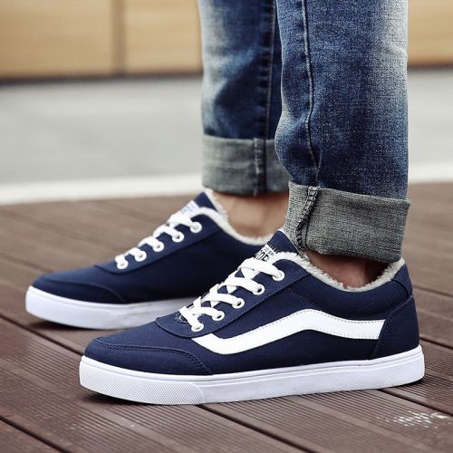 Chaussures de tennis homme jeunesse, 18-40 ans, pour hiver - tendance des jeunes semelle caoutchouc Ref 964069
