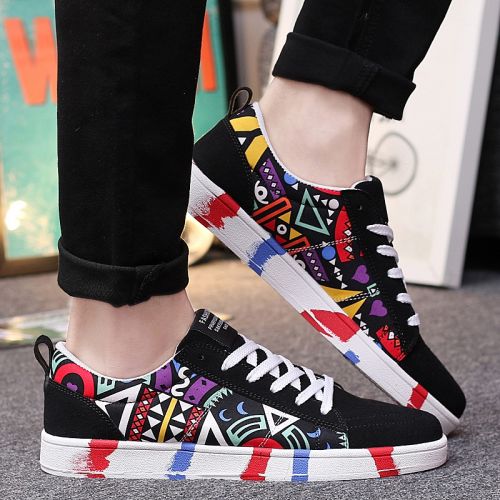 Chaussures de tennis homme jeunesse, 18-40 ans, pour printemps - loisir semelle caoutchouc Ref 964772