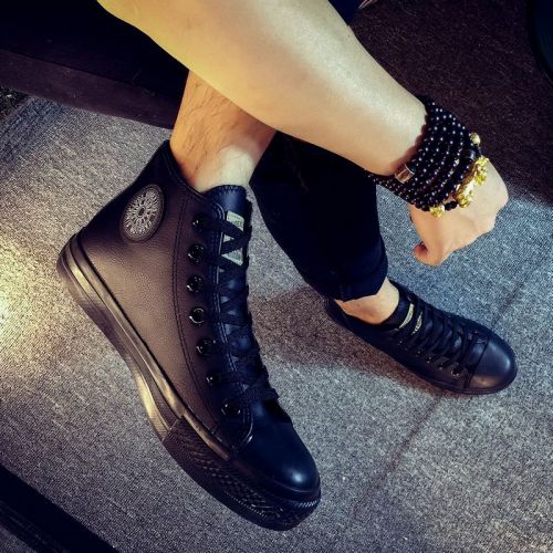 Chaussures de tennis homme jeunesse, 18-40 ans, pour printemps - tendance des jeunes semelle caoutchouc Ref 964799