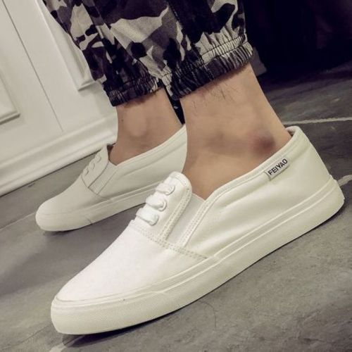 Chaussures de tennis homme jeunesse, 18-40 ans, pour printemps - tendance des jeunes semelle caoutchouc Ref 964948