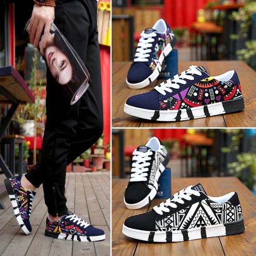 Chaussures de tennis homme jeunesse, 18-40 ans, pour printemps - semelle caoutchouc Ref 965339
