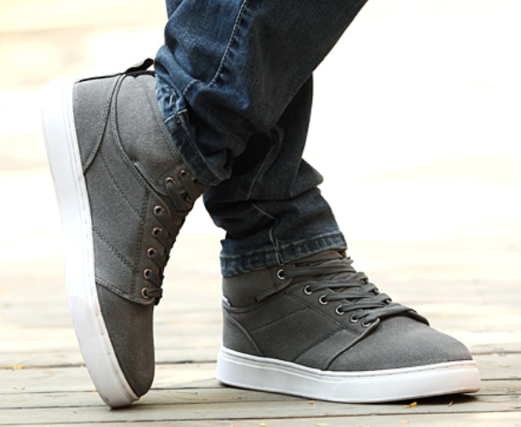 Chaussures de tennis homme jeunesse, 18-40 ans, pour printemps - tendance des jeunes semelle caoutchouc Ref 966486