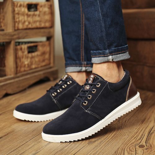 Chaussures de tennis homme jeunesse, 18-40 ans, pour printemps - tendance des jeunes semelle caoutchouc Ref 967044