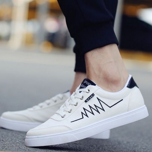 Chaussures de tennis homme jeunesse, 18-40 ans, pour printemps - loisir semelle plastique Ref 967417