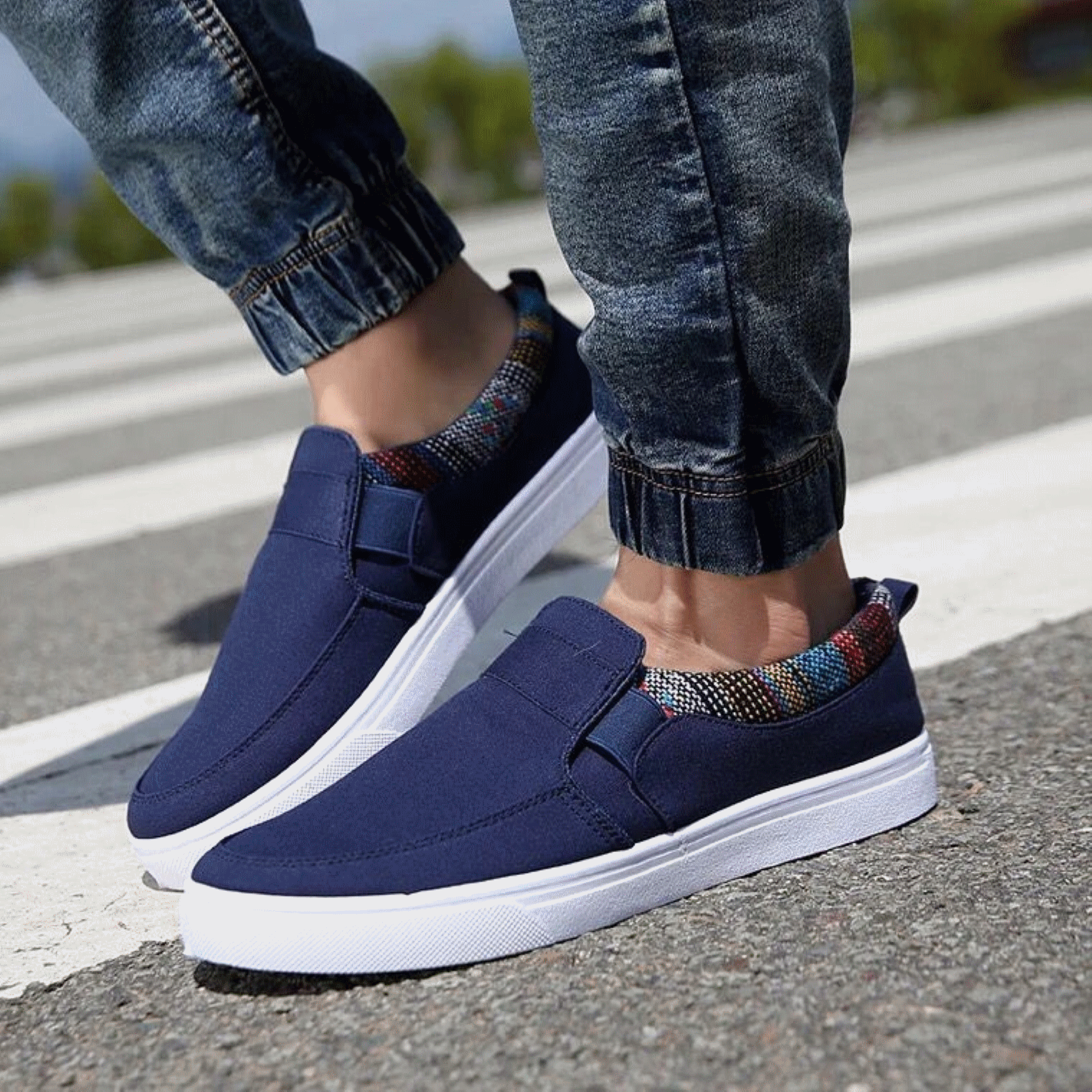 Chaussures de tennis homme jeunesse, 18-40 ans, pour été - loisir semelle caoutchouc Ref 967691