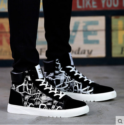 Chaussures de tennis homme pour printemps - tendance des jeunes semelle caoutchouc Ref 968435