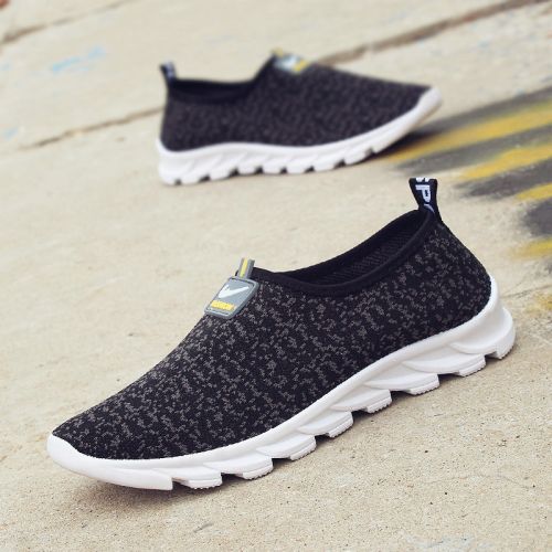 Chaussures de tennis homme jeunesse, 18-40 ans, pour été - tendance des jeunes semelle plastique Ref 968586