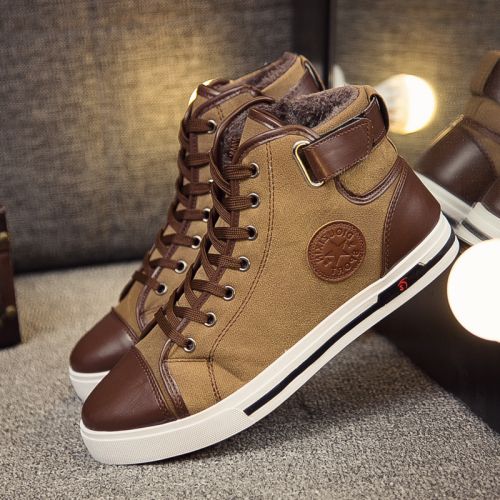 Chaussures de tennis homme jeunesse, 18-40 ans, pour hiver - tendance des jeunes semelle caoutchouc Ref 969929