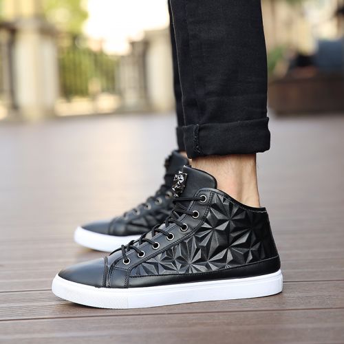 Chaussures de tennis homme pour hiver - tendance des jeunes semelle caoutchouc Ref 969973