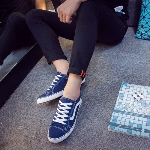 Chaussures de tennis homme jeunesse, 18-40 ans, pour printemps - loisir semelle caoutchouc Re