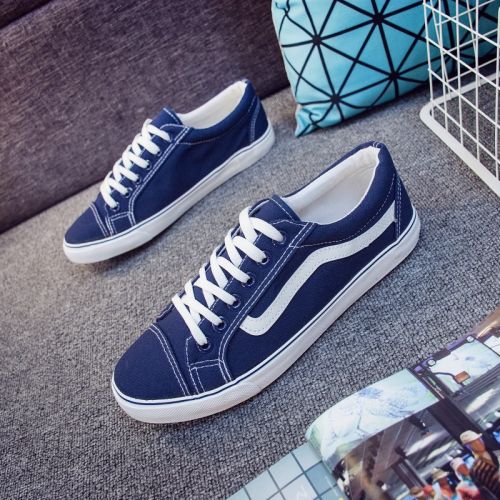 Chaussures de tennis homme jeunesse, 18-40 ans, pour printemps - loisir semelle caoutchouc Re