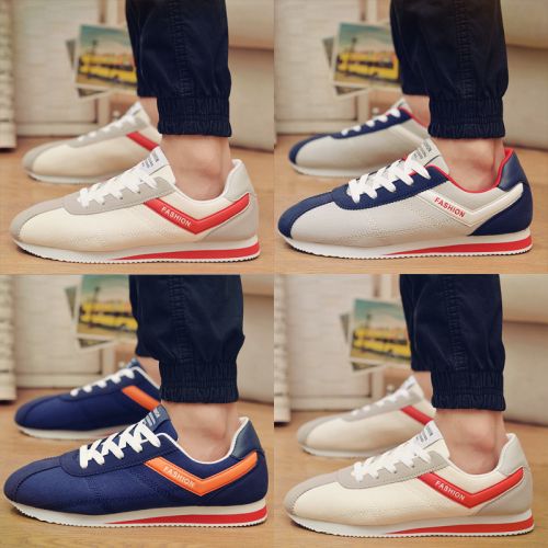 Chaussures de tennis homme jeunesse, 18-40 ans, pour printemps - tendance des jeunes semelle caoutchouc Ref 974112