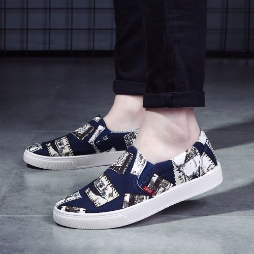 Chaussures de tennis homme jeunesse, 18-40 ans, pour printemps - tendance des jeunes semelle plastique Ref 974146