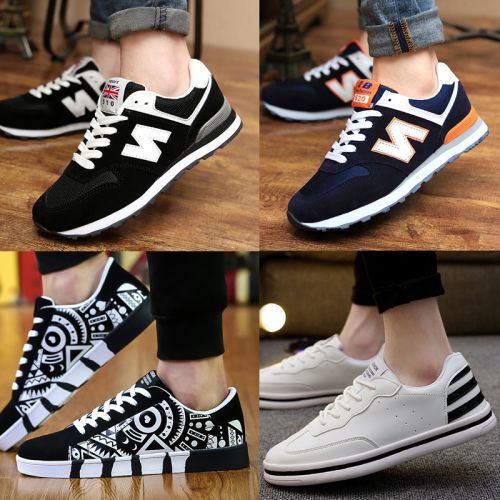 Chaussures de tennis homme jeunesse, 18-40 ans, pour printemps - loisir semelle caoutchouc Ref 974226