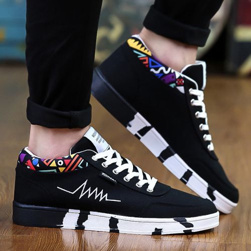 Chaussures de tennis homme jeunesse, 18-40 ans, FLOWLLORSS pour printemps - semelle caoutchouc Ref 975060