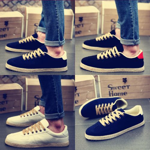 Chaussures de tennis homme jeunesse, 18-40 ans, pour été - tendance des jeunes semelle caoutchouc Ref 975127