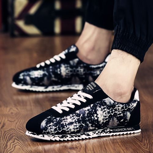 Chaussures de tennis homme jeunesse, 18-40 ans, pour printemps - tendance des jeunes semelle caoutchouc Ref 975282