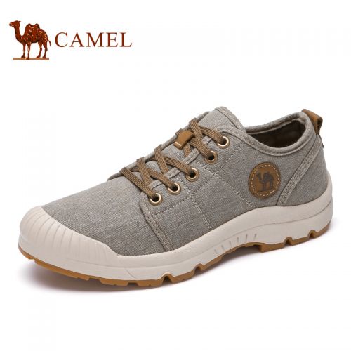 Chaussures de tennis homme jeunesse, 18-40 ans, CAMEL pour printemps - loisir semelle caoutchouc Ref 975493