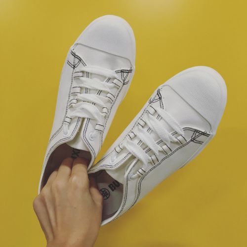 Chaussures de tennis homme jeunesse, 18-40 ans, pour été - tendance des jeunes semelle caoutchouc Ref 975537