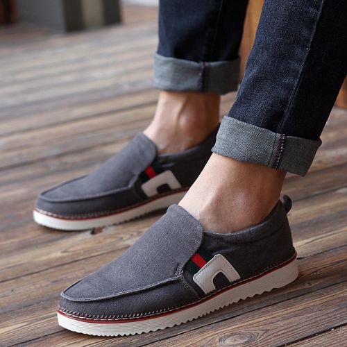 Chaussures de tennis homme jeunesse, 18-40 ans, pour printemps - tendance des jeunes semelle caoutchouc Ref 975611
