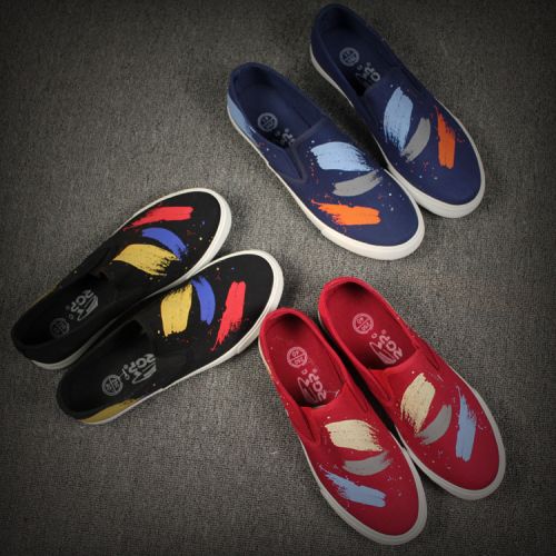 Chaussures de tennis homme jeunesse, 18-40 ans, pour printemps - loisir semelle caoutchouc Re